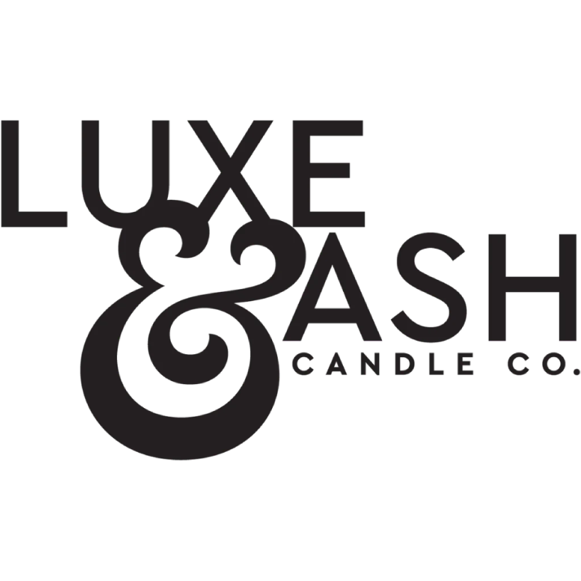 luxe and ash candle company logo